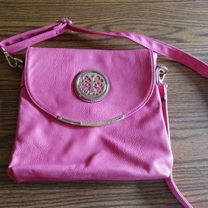 Pink crossbody purse